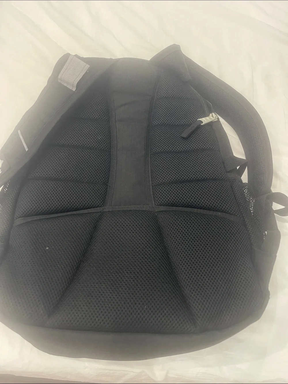 High Sierra Black Backpack with White Smoke Print